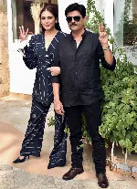 Huma power dresses for 'Maharani 3' promos, oozes 'boss babe' vibes
